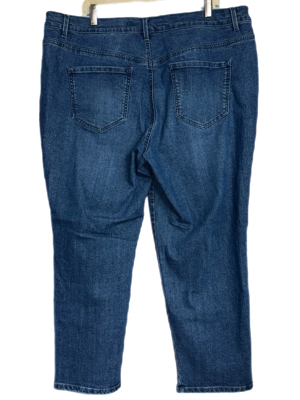 Gloria Vanderbilt Amanda Jeans - Short Blue Medium Wash Straight‎ Leg - Size 20W